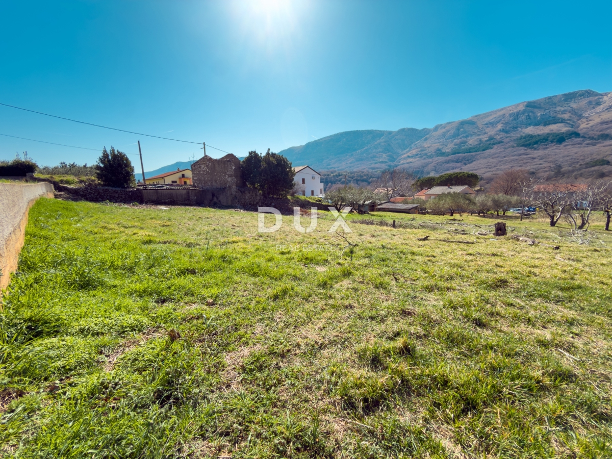 ISOLA DI KRK, DRAGA BASĆANSKA - Terreno edificabile edificabile