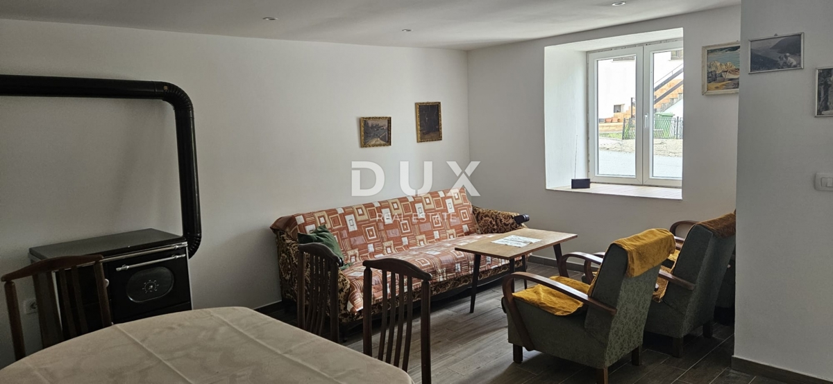 GORSKI KOTAR, FUŽINE - Appartamento con due camere da letto al piano terra in vendita