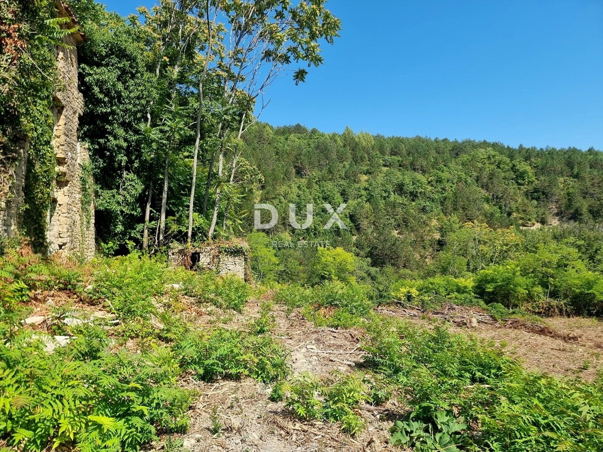 ISTRIA, GROŽNJAN - Terreno edificabile in zona appartata con vista panoramica