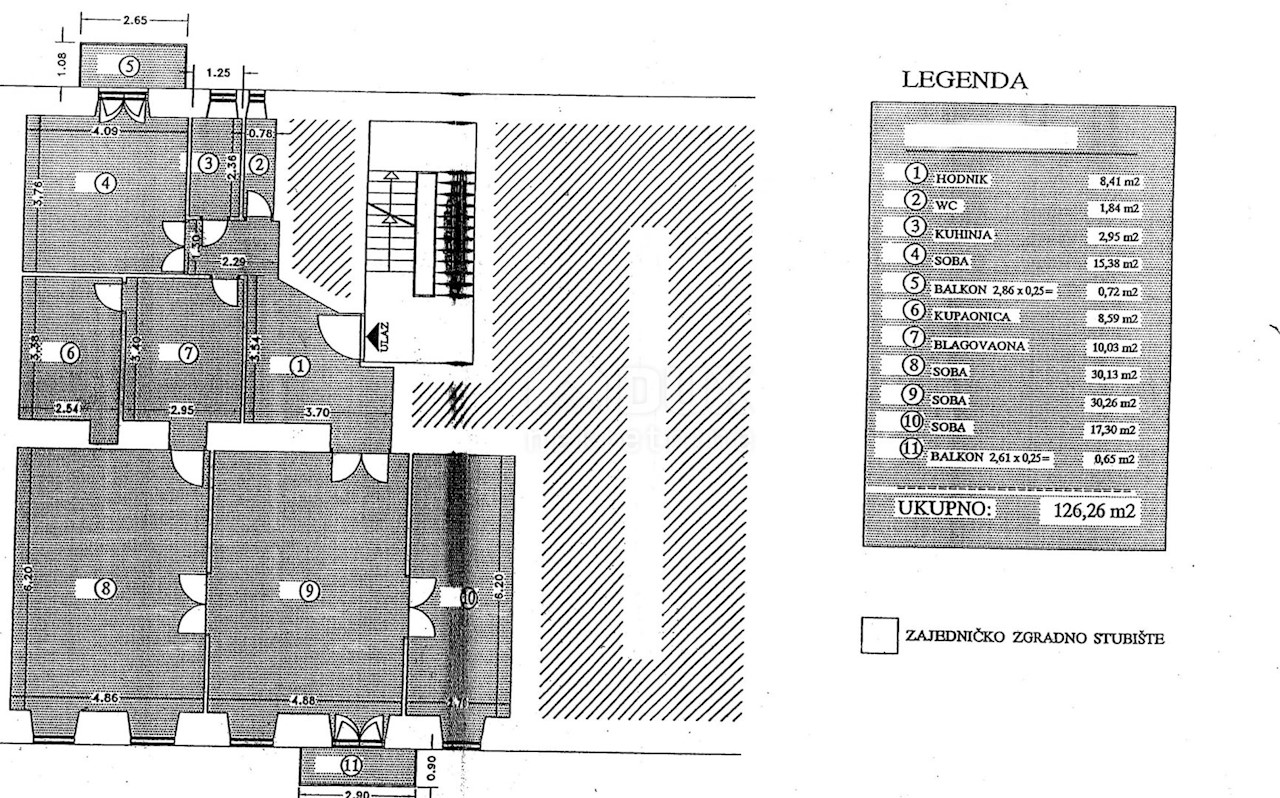 Appartamento Centar, Rijeka, 132,91m2