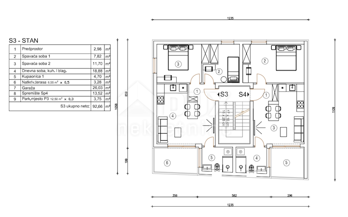 ISTRIA, POLA - Attico con garage 100,59 m2 ŠIJANA-NUOVO!