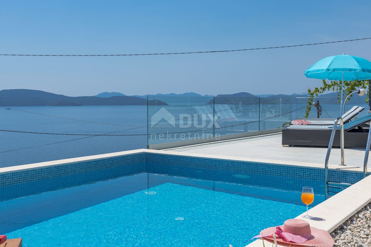 DINTORNI DI DUBROVNIK, SLANO - Villa con piscina e vista mare