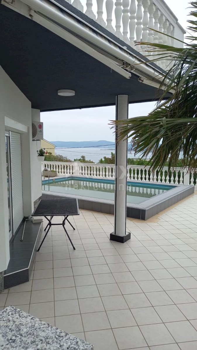 Crikvenica - Casa con piscina e bellissima vista sul mare