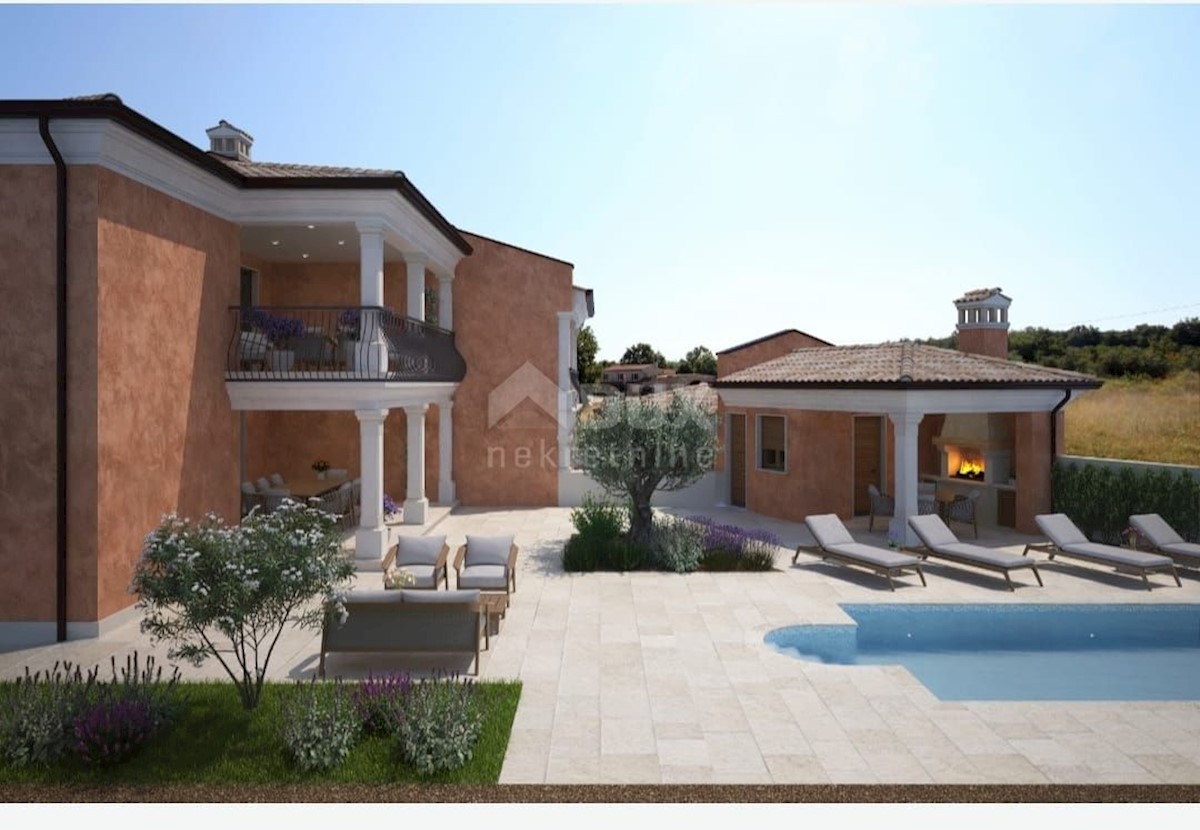 ISTRIA, MOMJAN - Casa bifamiliare con piscina