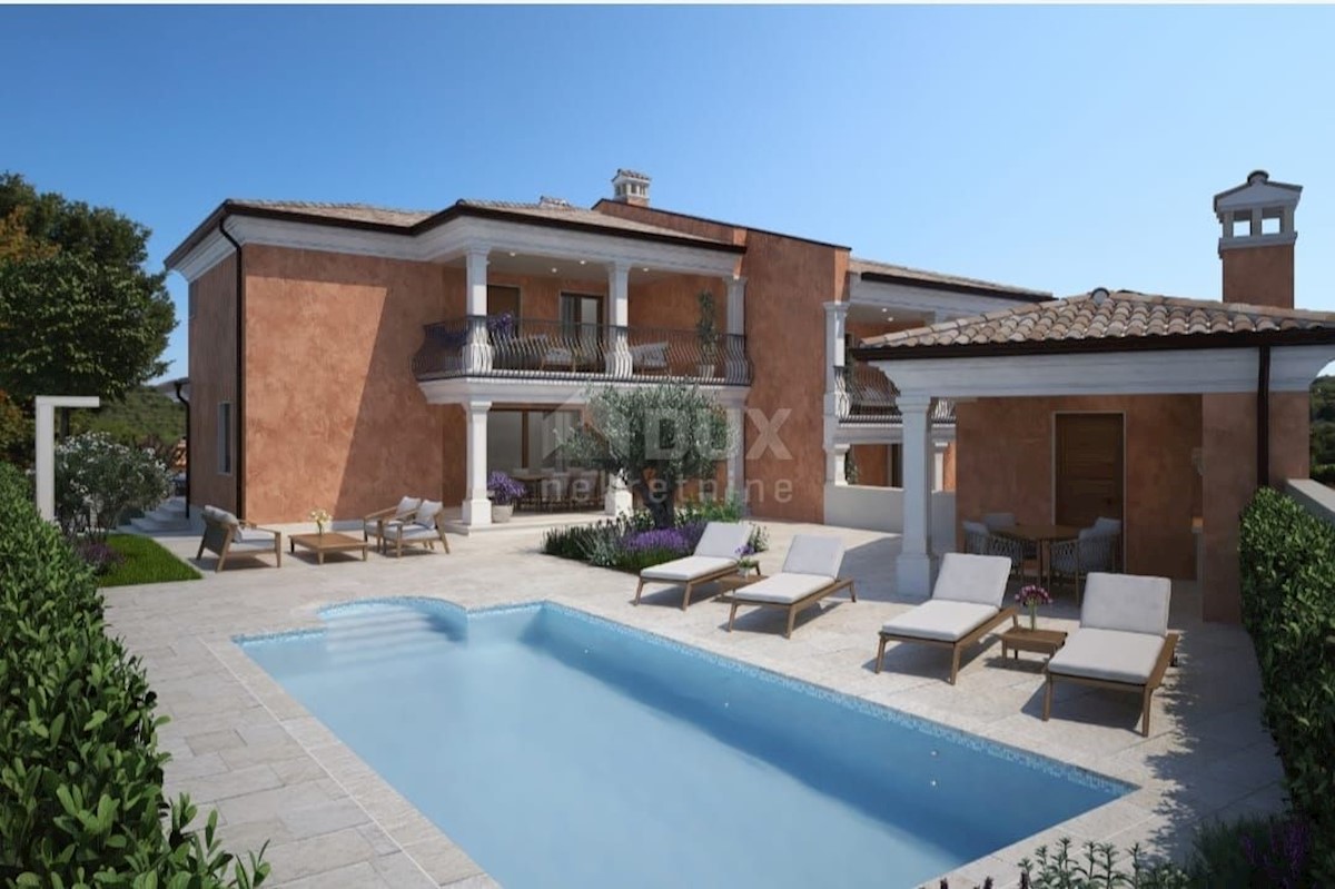 ISTRIA, MOMJAN - Casa bifamiliare con piscina