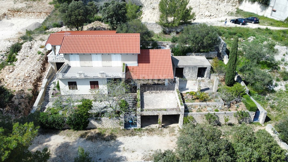 ZADAR, POSEDARJE - Bella casa a schiera, 1a fila al mare