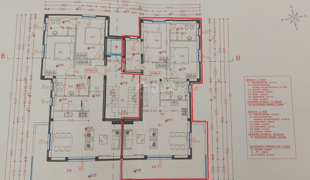 Appartamento Peroj, Vodnjan, 110m2