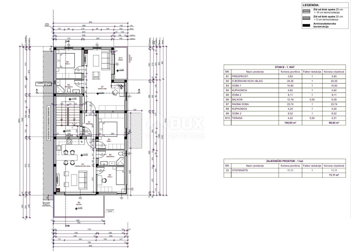 Appartamento Medulin, 104,93m2