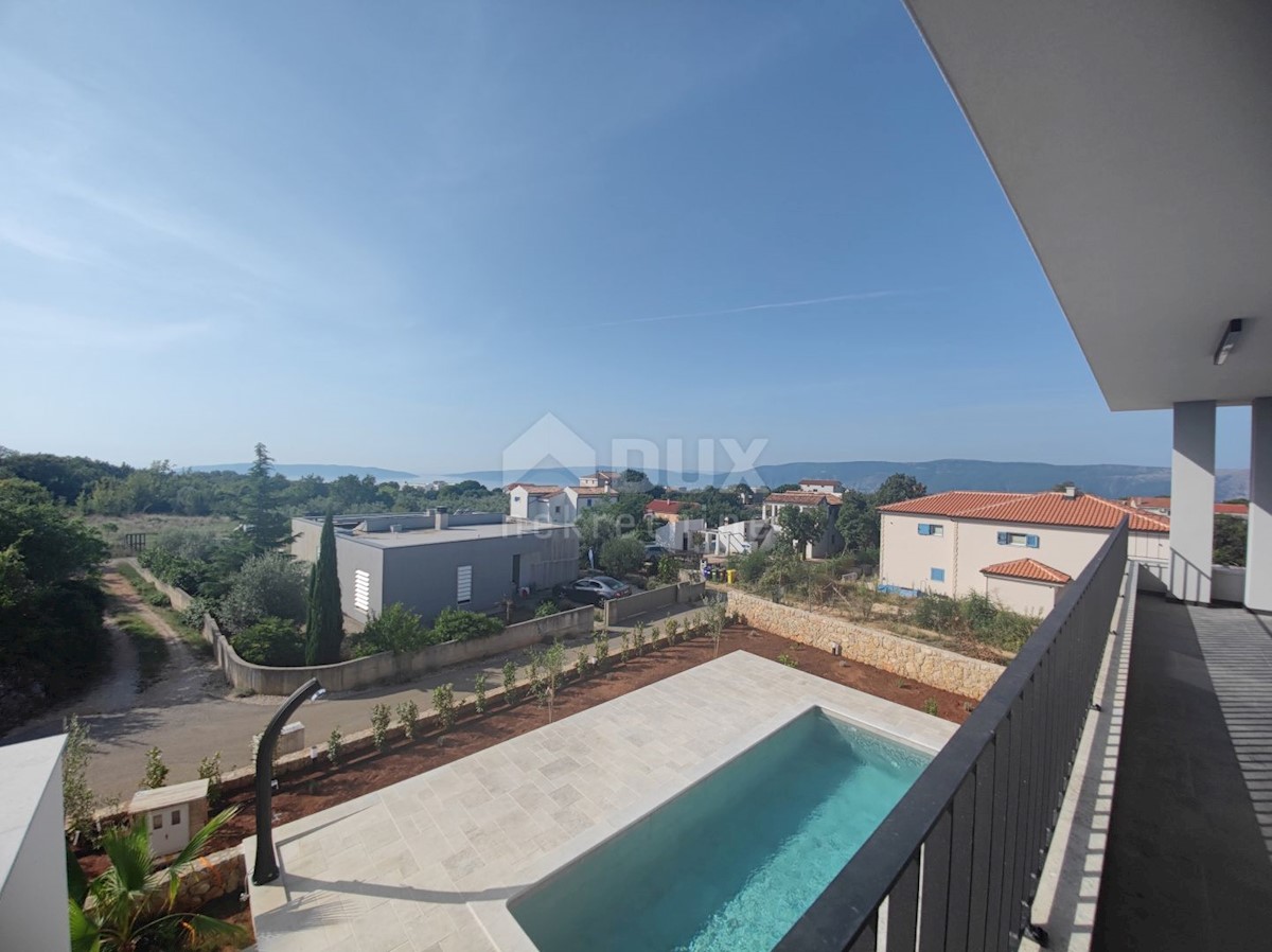 L'ISOLA DI KRK, la zona più ampia della città di Krk - Villa di lusso con vista sul mare