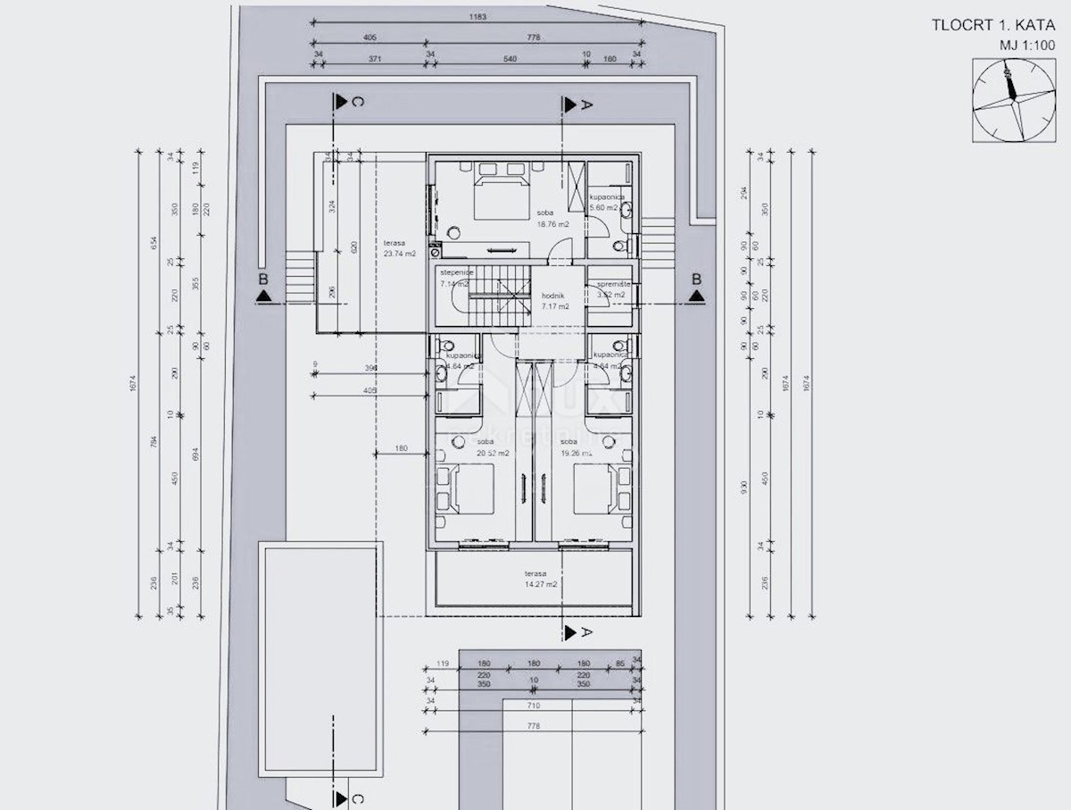 ISTRIA, ROVIGNO - Confortevole edificio moderno di nuova costruzione con piscina