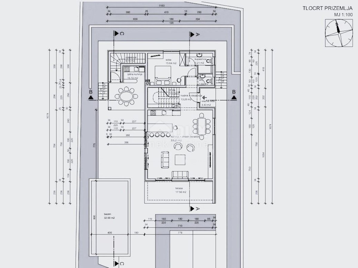 ISTRIA, ROVIGNO - Confortevole edificio moderno di nuova costruzione con piscina