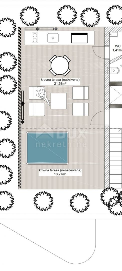 Appartamento Tar, Tar-Vabriga, 100m2