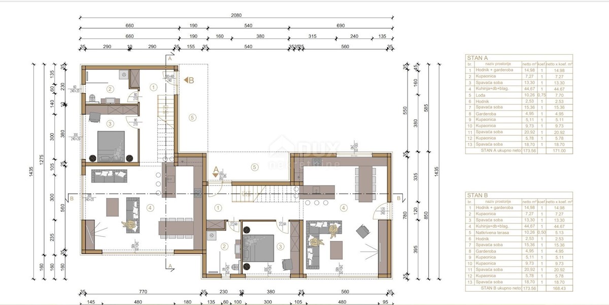 Casa Bužinija, Novigrad, 120m2