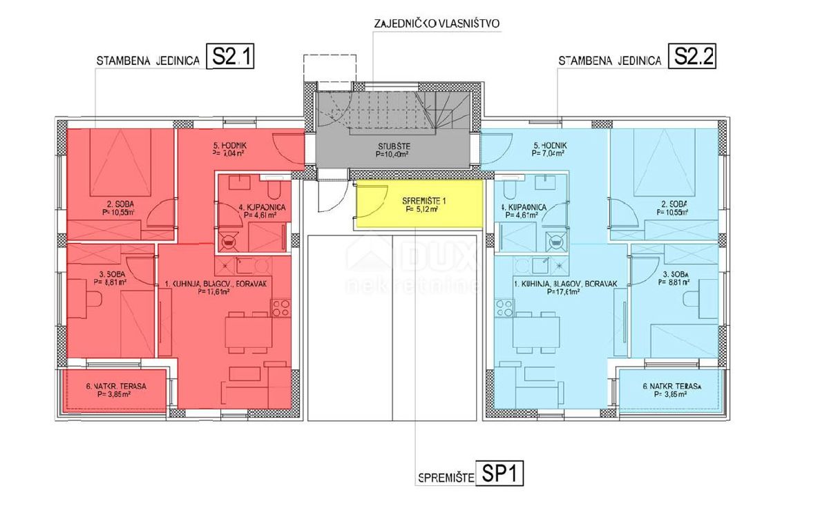 ZADAR, GORNJI BILIG - Appartamento con giardino in costruzione S2