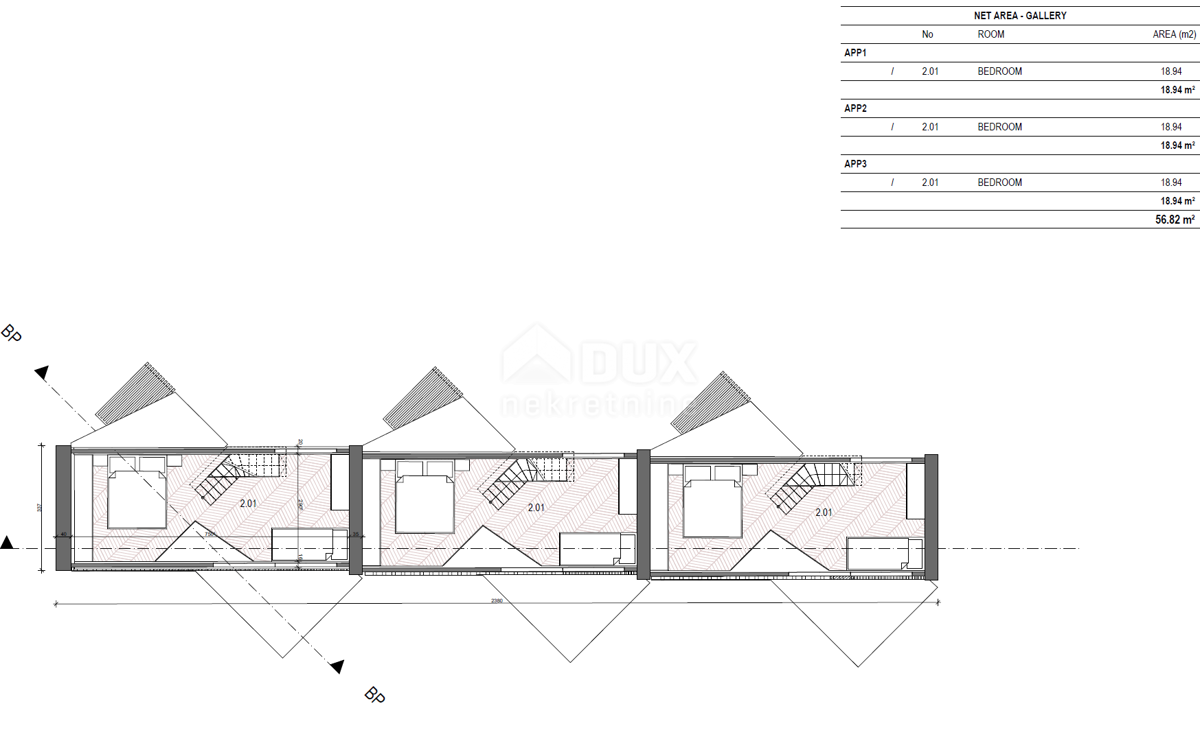 LABIN, SVETA MARINA - terreno edificabile 500m2 con vista mare e progetto concettuale