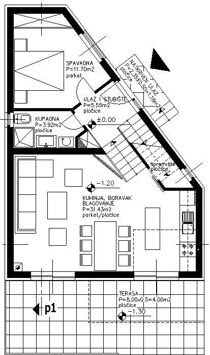 Casa Krnica, Marčana, 120m2