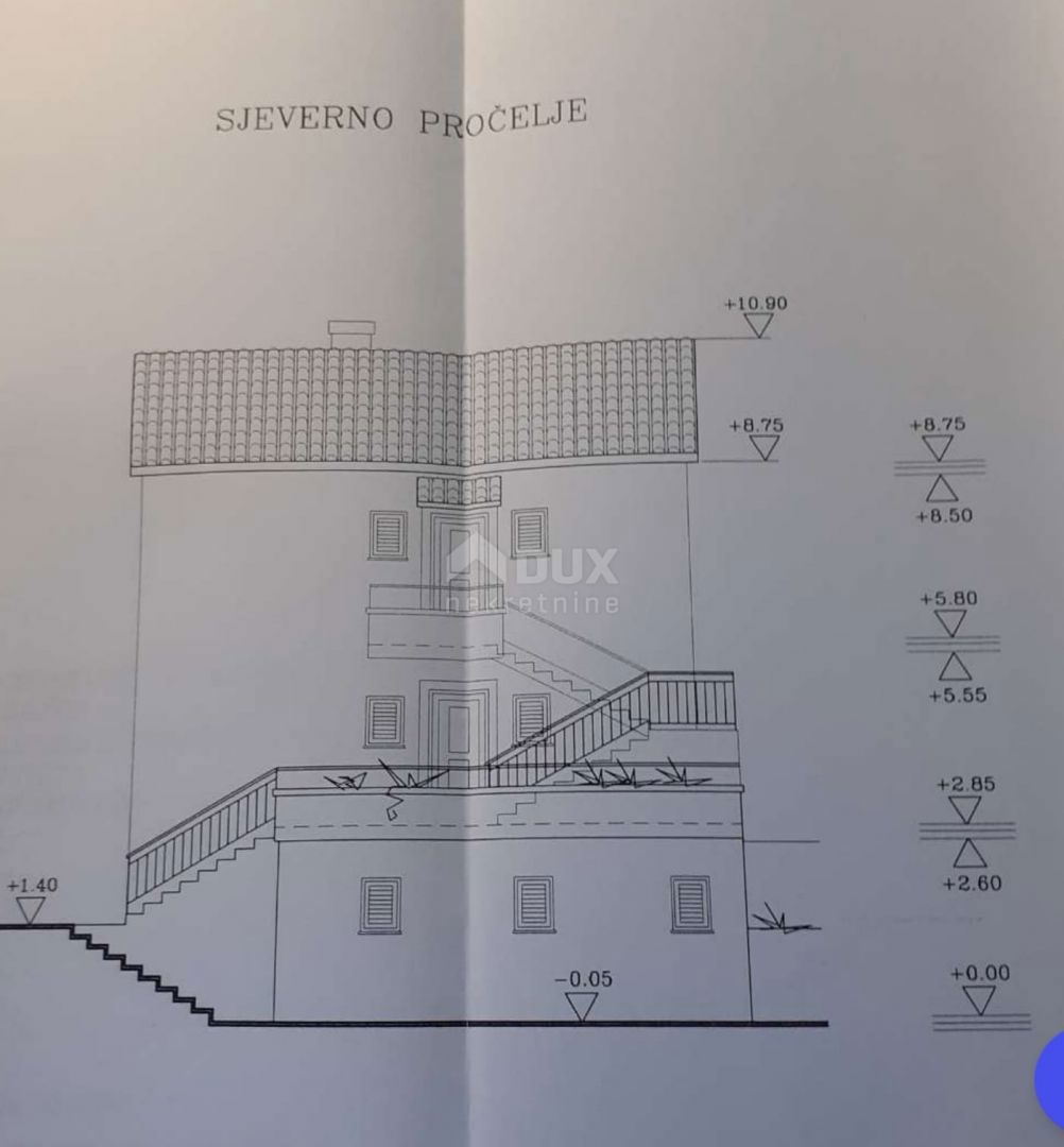 OPATIJA, MATULJI - terreno 1372m2 CON 2 PERMESSI DI COSTRUZIONE! per 2 case familiari/ 2 case in affitto - vacanze con piscina