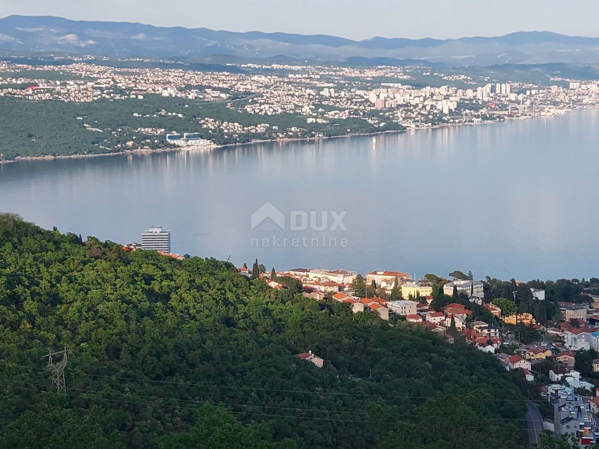 OPATIJA, KOLAVIĆI - terreno edificabile 1500m2 con vista panoramica sul mare