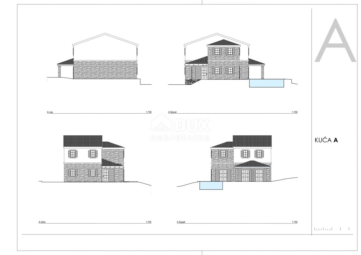 ISOLA DI KRK, TRIBULJE - terreno edificabile con progetto