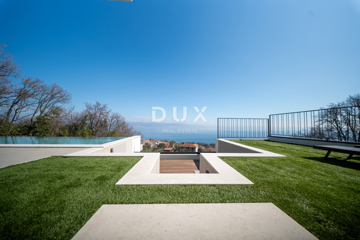OPATIJA, LOVRAN – nuova costruzione di lusso con piscina e vista panoramica