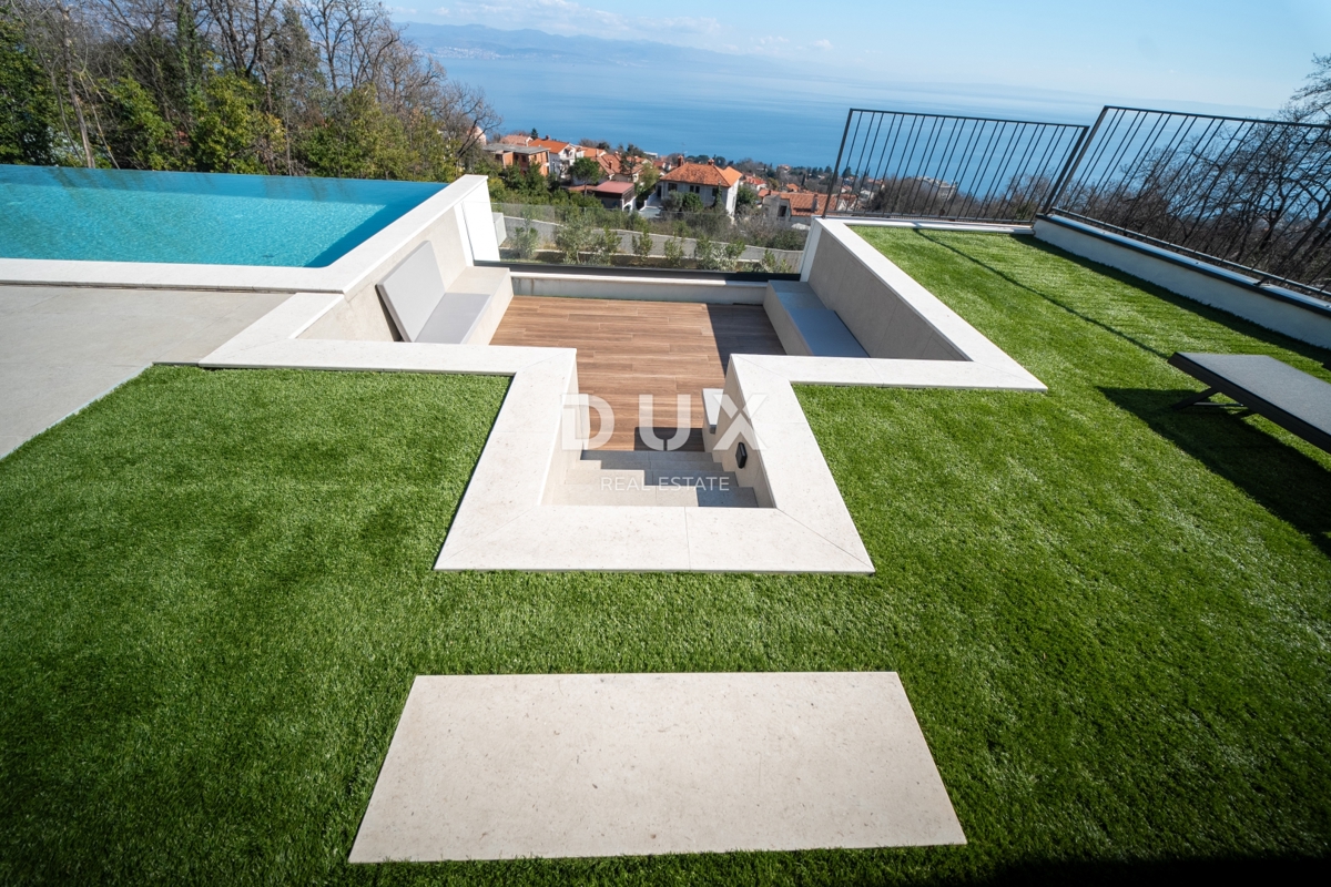 OPATIJA, LOVRAN – nuova costruzione di lusso con piscina e vista panoramica