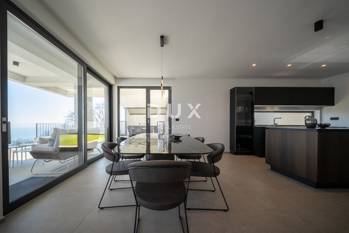 OPATIJA, LOVRAN – nuova costruzione di lusso con piscina e vista panoramica