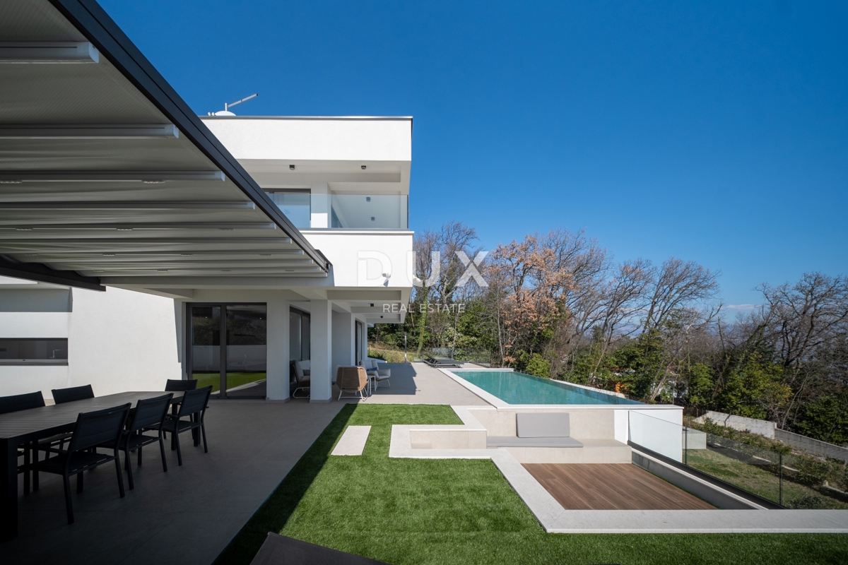 OPATIJA, LOVRAN – nuova costruzione di lusso con piscina e vista panoramica