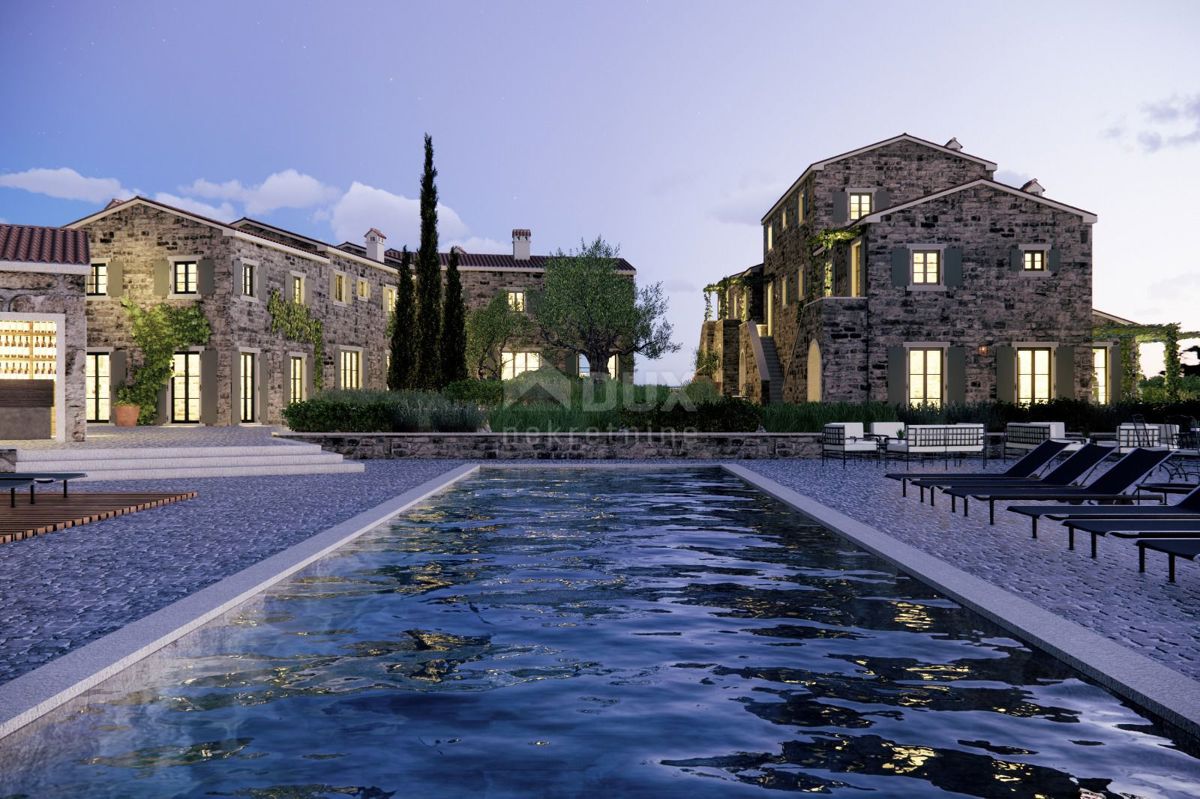 ISTRIA, MOMJAN - Una tenuta unica in una splendida posizione con vista