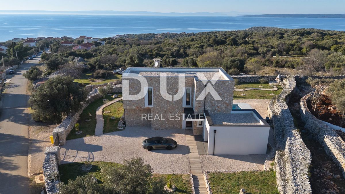 ISOLA DI PAG, LUN - una villa unica con piscina in una posizione meravigliosa