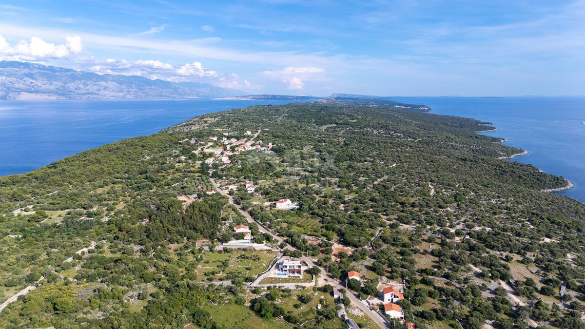 ISOLA DI PAG, LUN - una villa unica con piscina in una posizione meravigliosa