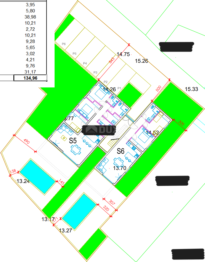 Appartamento Sukošan, 153,09m2