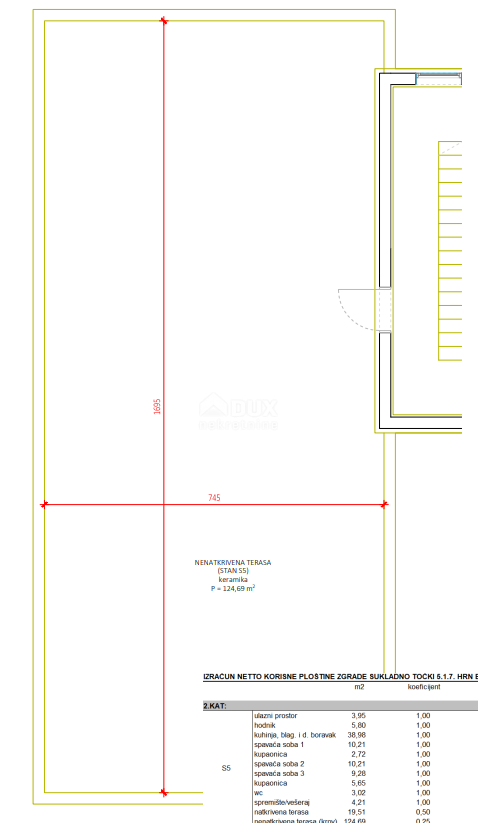 Appartamento Sukošan, 153,09m2