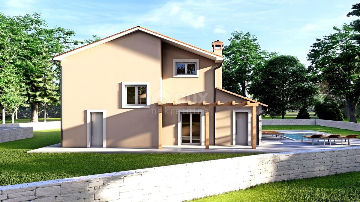 ISTRIA, SVETVINČENAT - Casa con piscina in costruzione