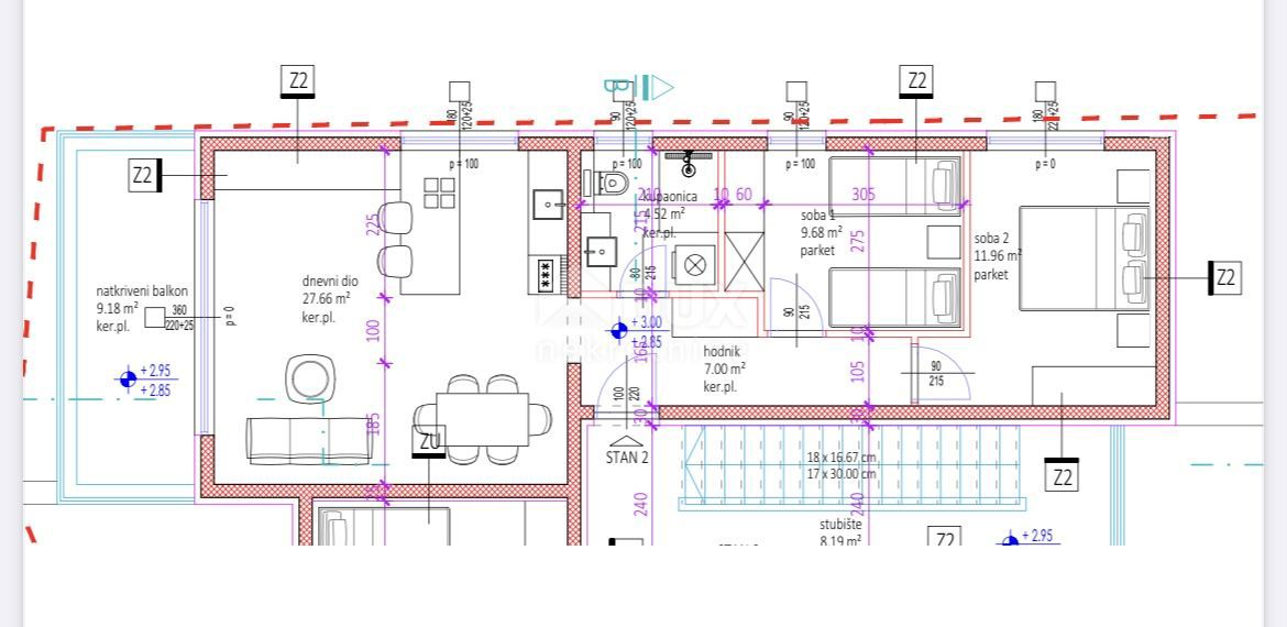 ZADAR, APPARTAMENTI - Appartamento moderno in un nuovo edificio, AS02