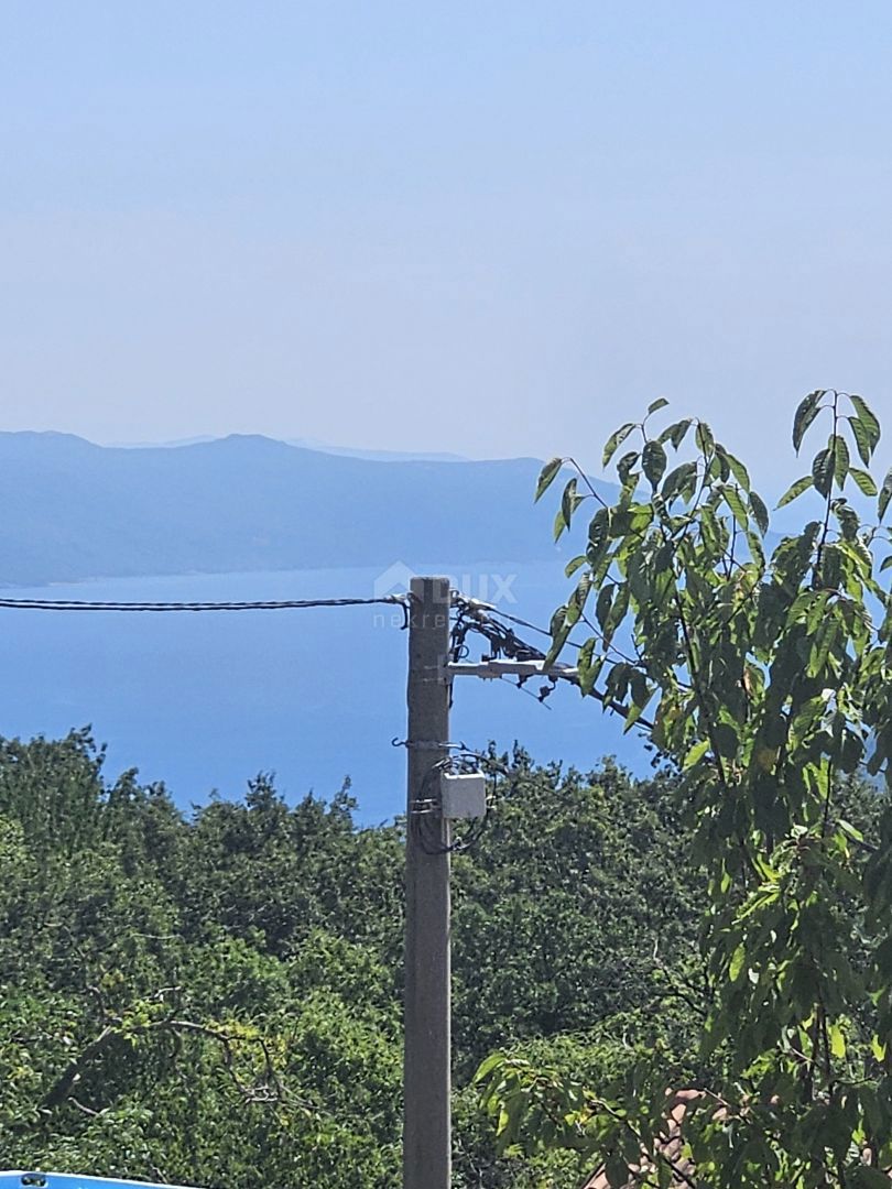 OPATIJA, VEPRINAC - terreno edificabile 600m2 con vista mare per casa familiare/villa/appartamenti/casa in affitto - vacanza con piscina