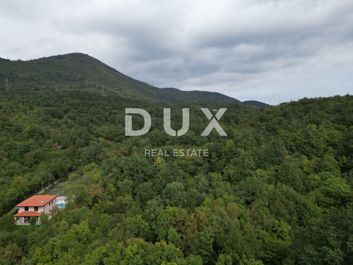 OPATIJA, VEPRINAC - terreno edificabile 600m2 con vista mare per casa familiare/villa/appartamenti/casa in affitto - vacanza con piscina