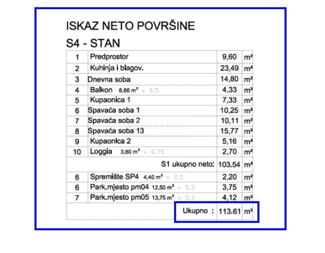 Appartamento Veli vrh, Pula, 55,46m2