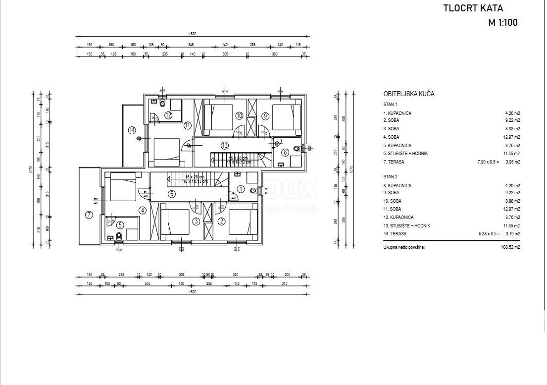 ISOLA DI KRK, MALINSKA - Terreno edificabile 585 m2, posizione attraente a 700 metri dal mare