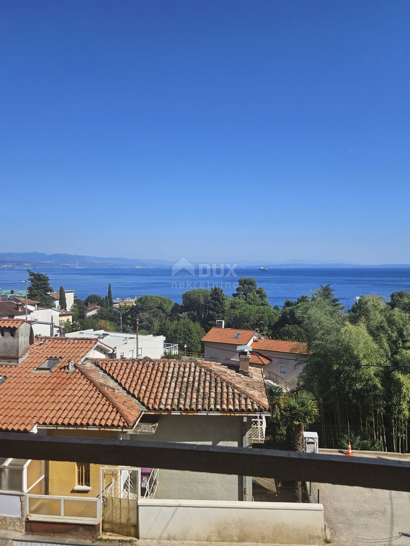 OPATIJA, CENTRO - appartamento al piano terra 58m2 con vista mare - K1 