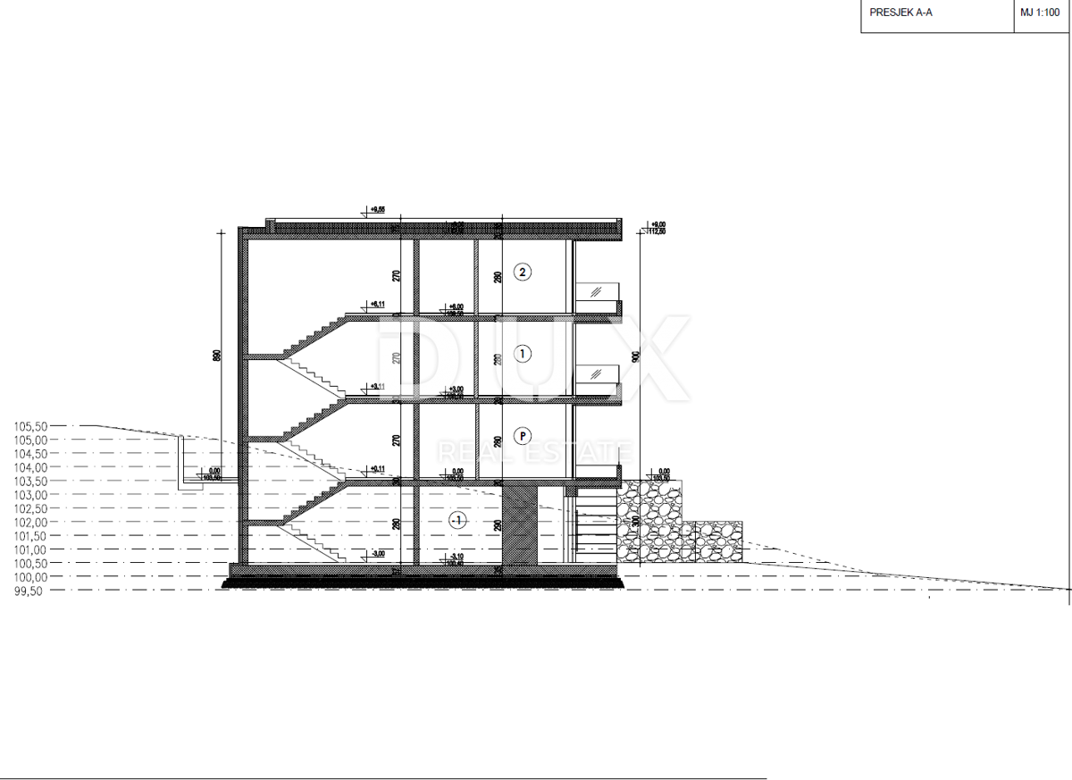 OPATIJA, IKA - terreno edificabile CON PERMESSO DI LOCAZIONE (8 APPARTAMENTI) e vista mare