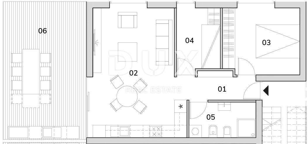 ISTRIA, NOVIGRAD - 2BR+DB Appartamento in una nuova costruzione vicino alla spiaggia