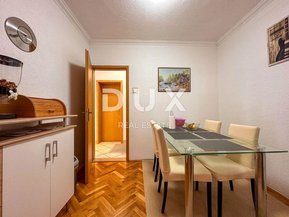 RIJEKA, TRSAT - appartamento 3 camere da letto, 1° piano, balcone, vista mare