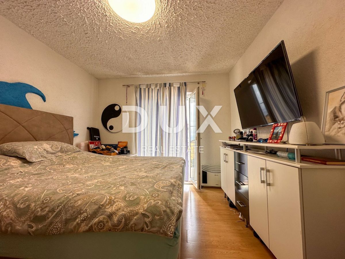 RIJEKA, TRSAT - appartamento 3 camere da letto, 1° piano, balcone, vista mare