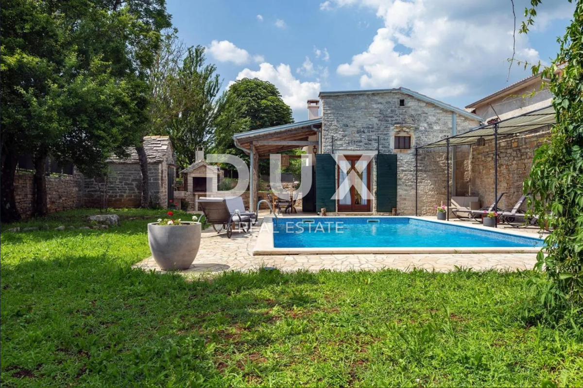 ISTRIA, ŽMINJ (dintorni) - Impressionante casa in pietra d'Istria con piscina