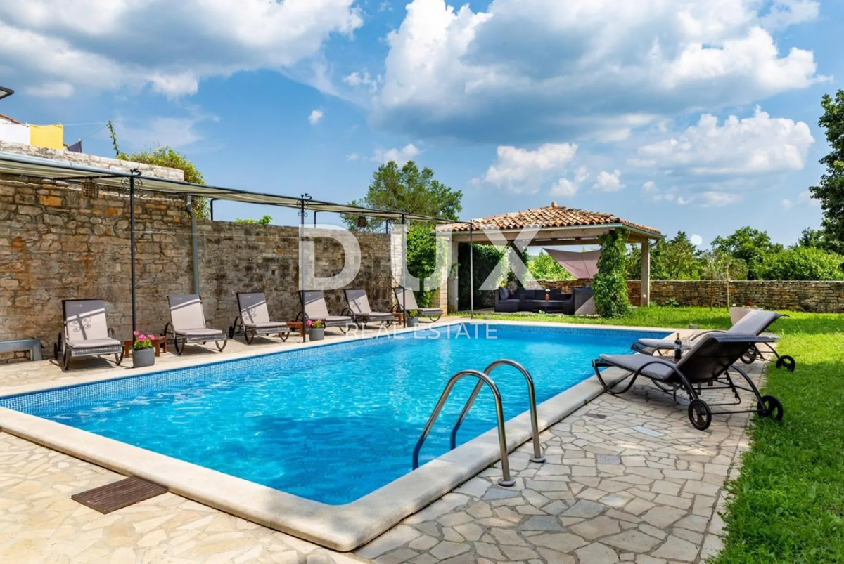 ISTRIA, ŽMINJ (dintorni) - Impressionante casa in pietra d'Istria con piscina