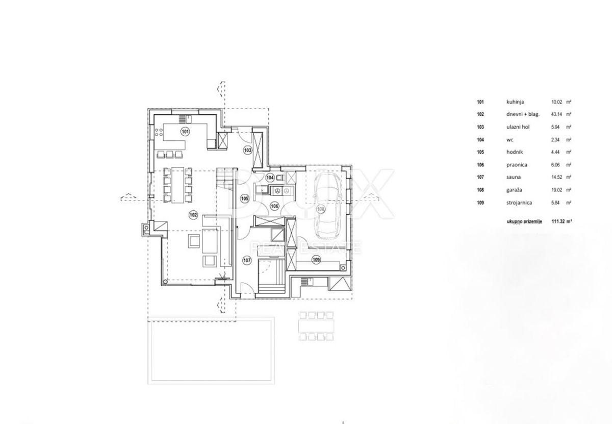 Terreno Punat, 595m2