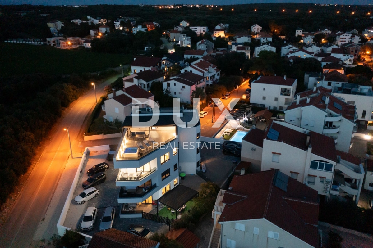 ZADAR, PETRČANE - Attico in costruzione con bellissima vista a 150 m dal mare