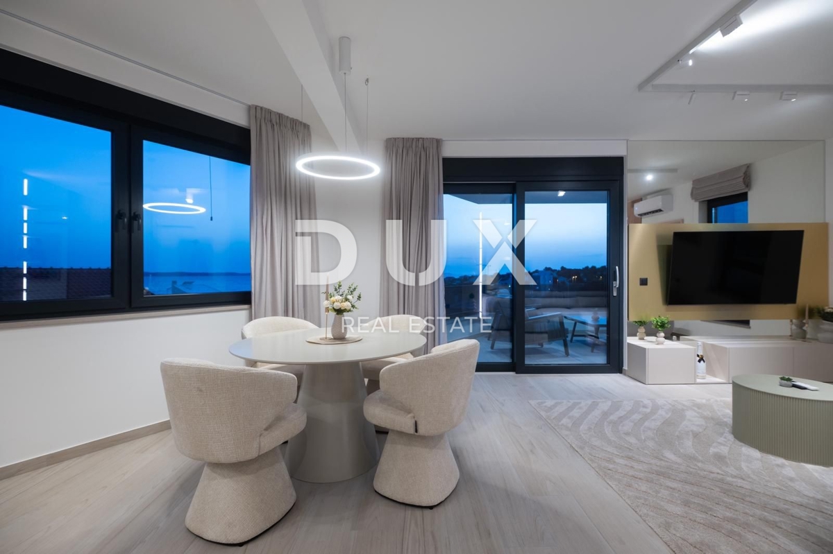ZADAR, PETRČANE - Attico in costruzione con bellissima vista a 150 m dal mare