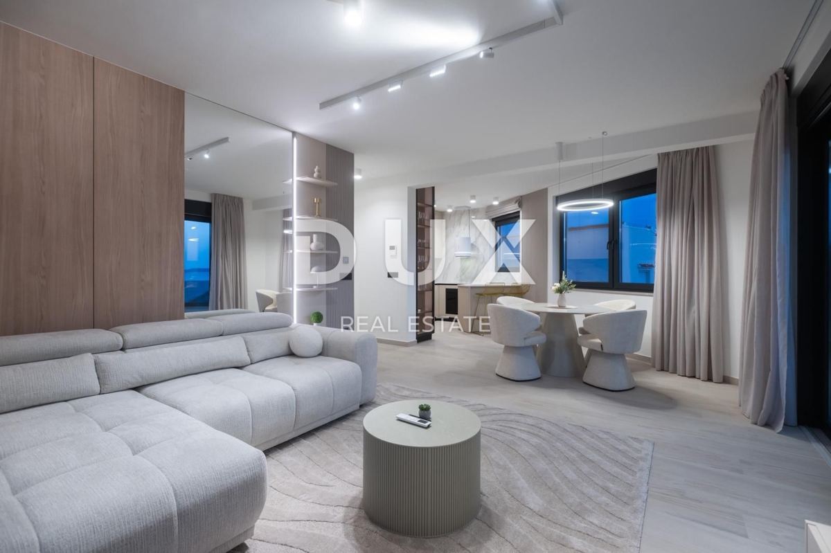 ZADAR, PETRČANE - Attico in costruzione con bellissima vista a 150 m dal mare