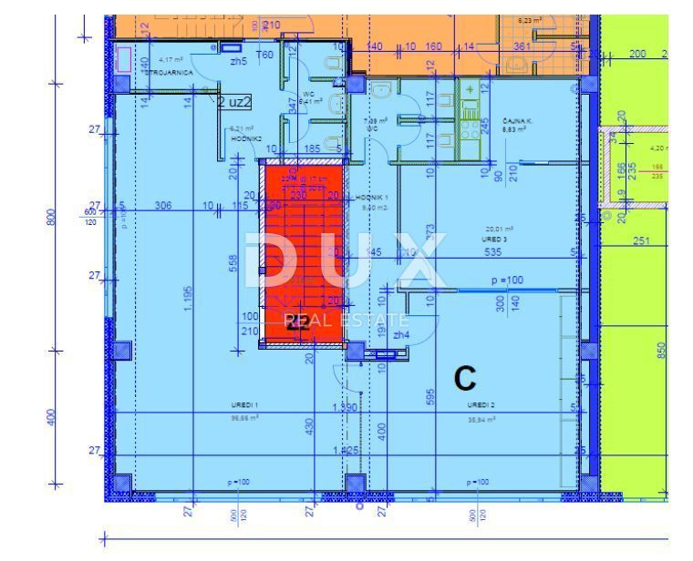 RIJEKA, KASTAV - spazio commerciale / ufficio 527 m2, modernamente arredato!!!